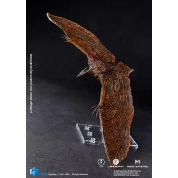 Flameborn Rodan UV Glow Action Figure with Articulation