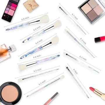 Elegant 10 Piece Makeup Brush Set for Stunning Beauty Looks