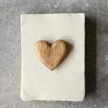Creative Co-Op Mango Wood Heart for All Occasions