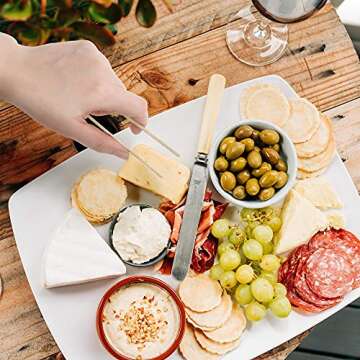 BambooMN 3.9" Mini Bamboo Disposable Tongs - Toast Tongs - 200 Pieces