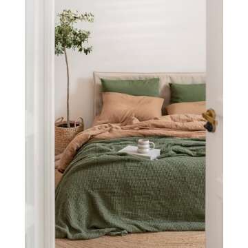 Luxurious 100% Linen Duvet Cover Set - Magic Linen Queen Size