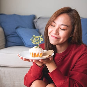 24 Glittery Valentine's Day Cupcake Toppers for Every Occasion