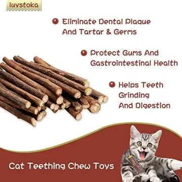 Silvervine Sticks for Cats - 30PCS Natural Chew Toys