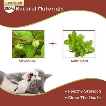 Silvervine Sticks for Cats - 30PCS Natural Chew Toys
