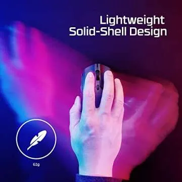 HyperX Pulsefire Haste 2 Wireless Gaming Mouse - 61g, 100hr Battery