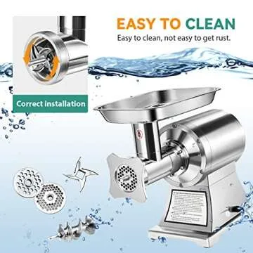 Newhai 850W Commercial Meat Grinder for Kitchen Power