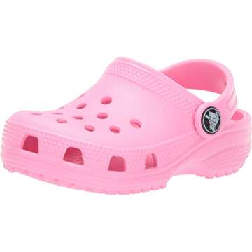 Kids Crocs Classic Clogs - Pink Lemonade for Active Fun