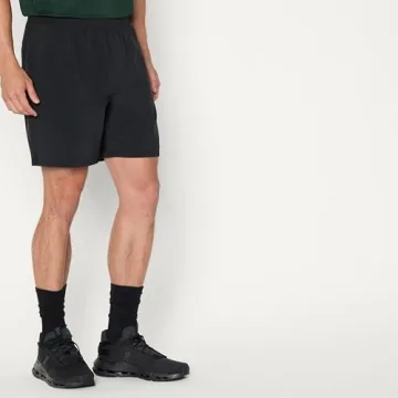 Amazon Essentials Men’s Athletic Running Training Shorts - Performance Stretch Woven Workout Short...