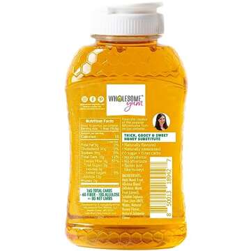 Wholesome Yum Jalapeno Zero Sugar Honey Substitute (Keto Honey) - Natural Sugar Free Honey Alternati...