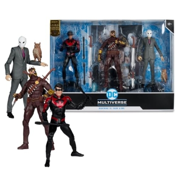 McFarlane DC Multiverse Nightwing Talon Owl Figure 3-pack