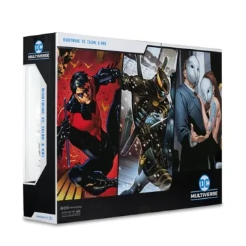McFarlane DC Multiverse Nightwing Talon Owl Figure 3-pack