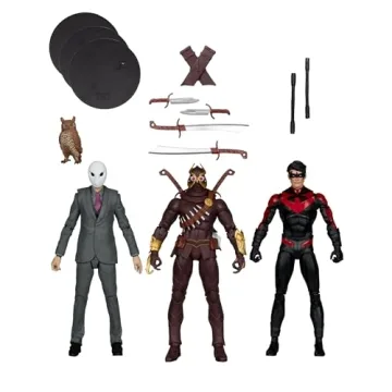 McFarlane DC Multiverse Nightwing Talon Owl Figure 3-pack