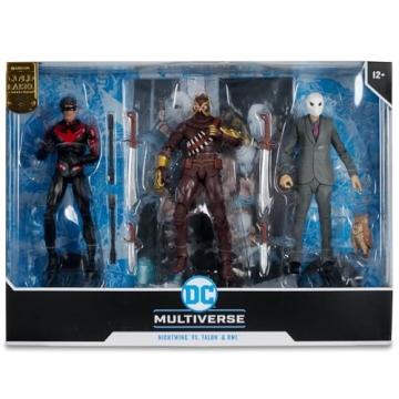 McFarlane DC Multiverse Nightwing Talon Owl Figure 3-pack