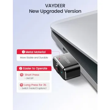 Vaydeer Tiny Mouse Jiggler for Ultimate Productivity