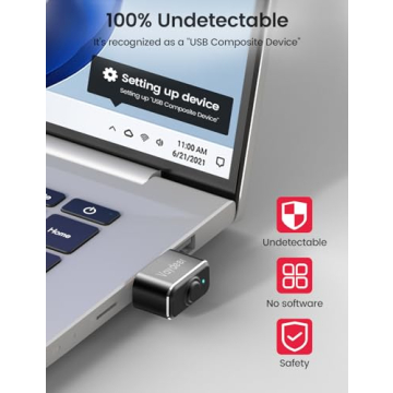 Vaydeer Tiny Mouse Jiggler for Ultimate Productivity