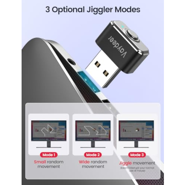 Vaydeer Tiny Mouse Jiggler for Ultimate Productivity