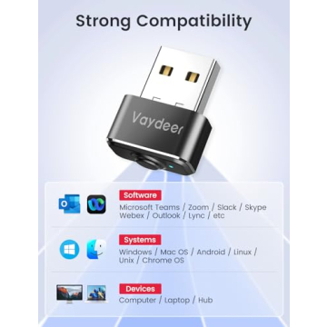 Vaydeer Tiny Mouse Jiggler for Ultimate Productivity