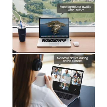 Vaydeer Tiny Mouse Jiggler for Ultimate Productivity