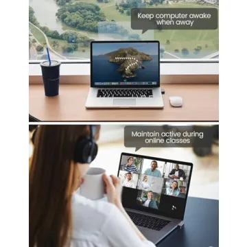 Vaydeer Tiny Mouse Jiggler for Ultimate Productivity