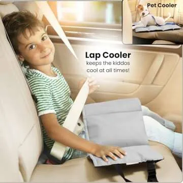 Car Seat Cooling Pad, Stroller Cooling Pad with Ice Pack for Babies Toddler and Kids, Sun and Heat Cover Protector for Summer Carseat Cooler Liner