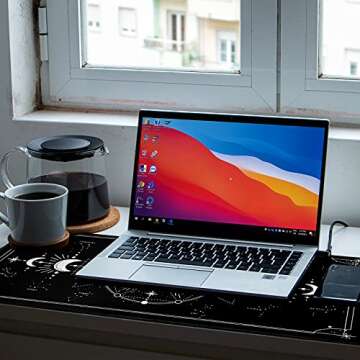 Sosolong King Size Mouse Pad with Moon Phase Print