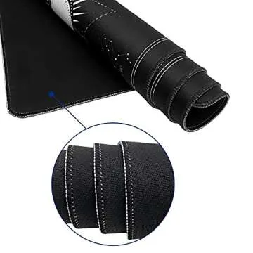 Sosolong King Size Mouse Pad with Moon Phase Print