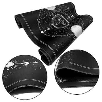 Sosolong King Size Mouse Pad with Moon Phase Print