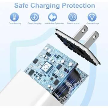 Upgraded 2-in-1 Apple Watch Charger and iPhone Charger with Fast USB C Charging Cable [Apple MFi Certified] 20W Wall Charger Block - for Apple Watch Series SE/10/9/8/7/6&iPhone 14/13/12/11