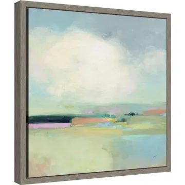 Stunning Julia Purinton Colorful Abstract Landscape Canvas Art