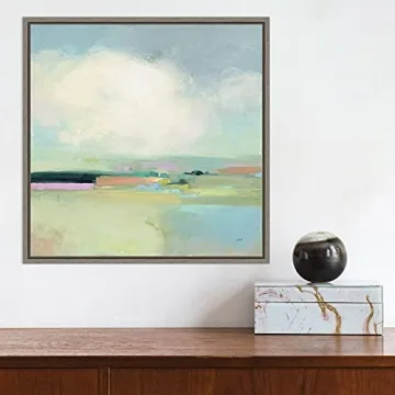 Stunning Julia Purinton Colorful Abstract Landscape Canvas Art
