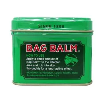 Bag Balm Vermont's Original Hand Moisturizer, Hand Balm for Dry Skin, Cracked Hands, Heels & Dry Hands Treatment, For Dogs and More Ointment, Lotion - 8oz Tin, 3 Pack