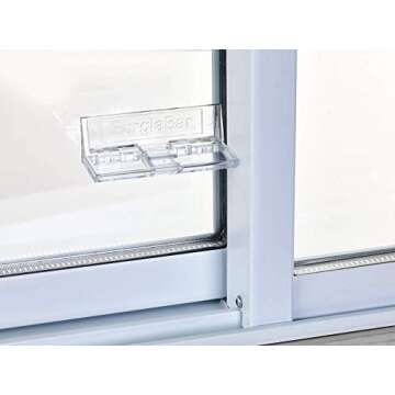 Burglabar for Sliding Door Locks for Sliding Glass Doors & Windows, Child Proof