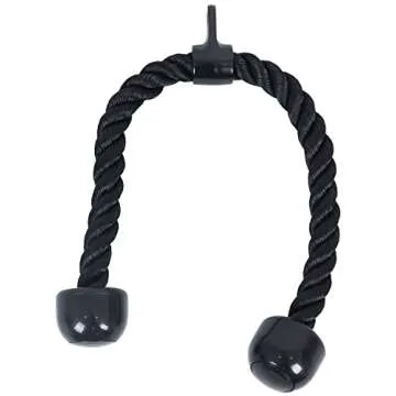 Fitvids Tricep Press Down Cable Attachment, LAT Pulldown Attachment, Weight Machine Accessories, V Handle Tricep Rope, Rotating Bar, V-Shaped Bar