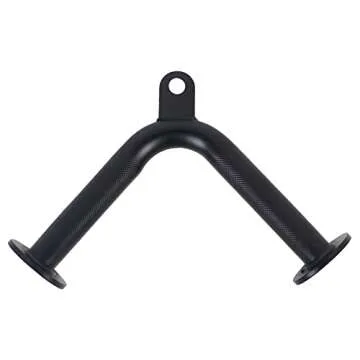 Fitvids Tricep Press Down Cable Attachment, LAT Pulldown Attachment, Weight Machine Accessories, V Handle Tricep Rope, Rotating Bar, V-Shaped Bar