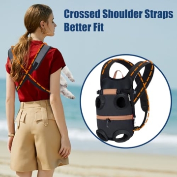 Lekereise Comfortable Pet Carrier Backpack for Small Dogs