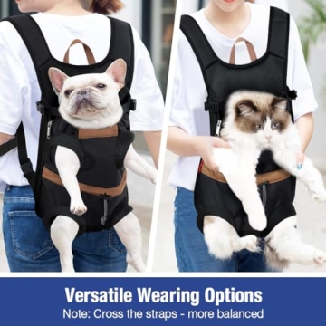 Lekereise Comfortable Pet Carrier Backpack for Small Dogs