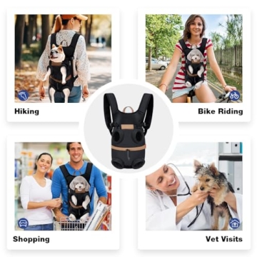 Lekereise Comfortable Pet Carrier Backpack for Small Dogs