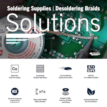 MG Chemicals 425-NS No Clean Desoldering Braid for Solder Removal