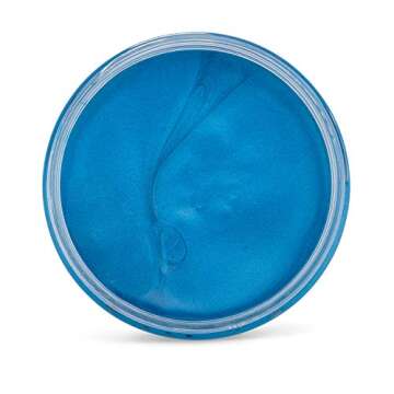 ORS Curls Unleashed Color Blast Temporary Color Wax, Infused with Beeswax & Castor Oil, Bodacious Blue (6.0 oz)