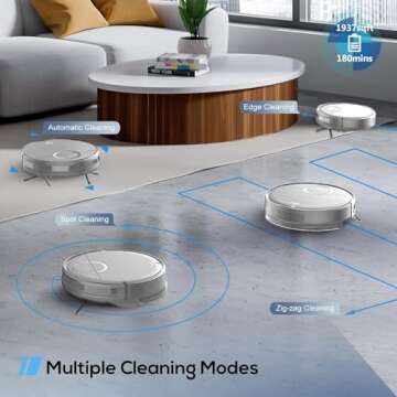 MAMNV T7S Robot Vacuum and Mop Combo for Effortless Cleaning