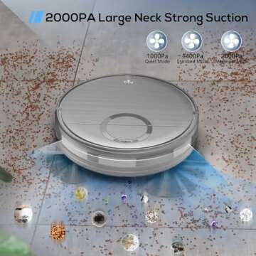 MAMNV T7S Robot Vacuum and Mop Combo for Effortless Cleaning