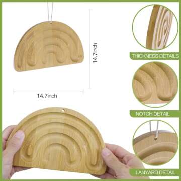 Breathing Board Mindfulness Tools Sensory Board,Mindful Breathing Boards for Social Emotional Learni...