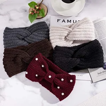 Whaline Knit Headbands Set - 5 Stylish Winter Accessories