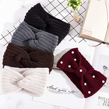 Whaline Knit Headbands Set - 5 Stylish Winter Accessories