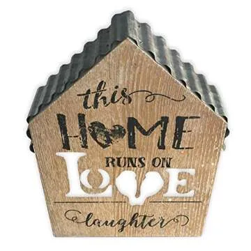 Love Home Mini House Decor - Rustic Charm for All Occasions