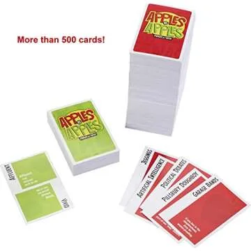 Mattel Games Apples to Apples Party in a Box Family Game with More Than 500 Cards for Game Nights & Parties