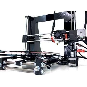 RepRapGuru Black DIY Prusa I3 3D Printer Kit for Creators