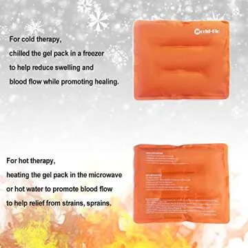 WORLD-BIO Knee Ice Pack Wrap for Pain Relief and Recovery