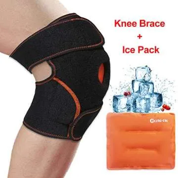 WORLD-BIO Knee Ice Pack Wrap for Pain Relief and Recovery
