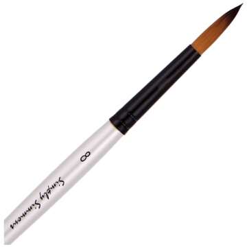 Daler-Rowney Simply Simmons Paintbrush, Size 8, White
